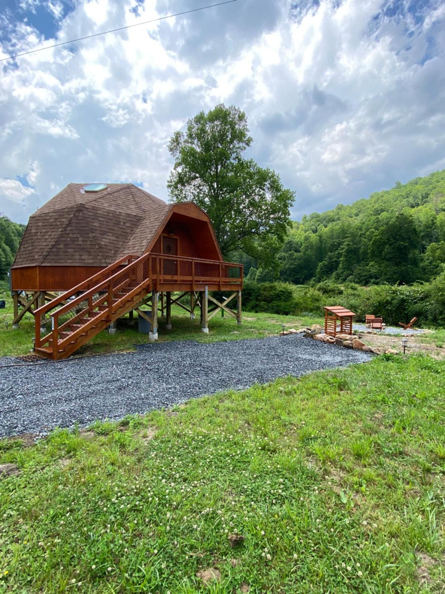 Natahala Glamping Red Dome #23 Villa Topton Ngoại thất bức ảnh