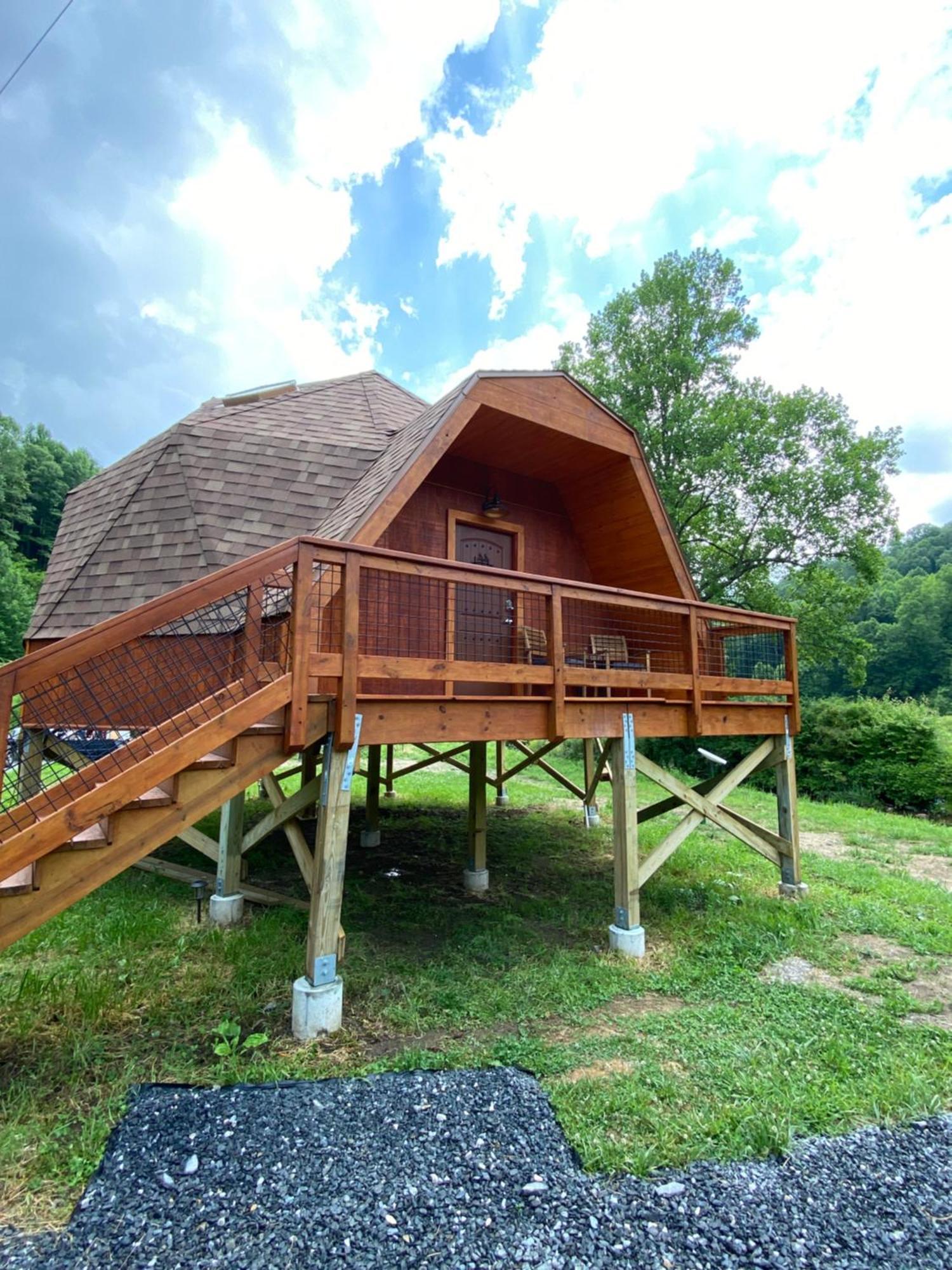 Natahala Glamping Red Dome #23 Villa Topton Ngoại thất bức ảnh